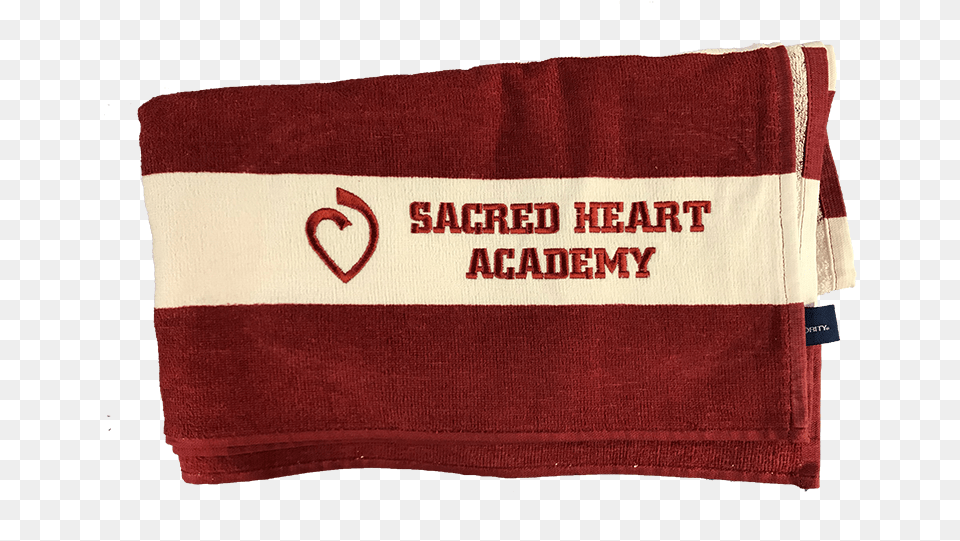 Sacred Heart Academy Red And White Striped Beach Towel Aeronautica Militare, Bath Towel, Accessories, Bag, Handbag Free Png Download