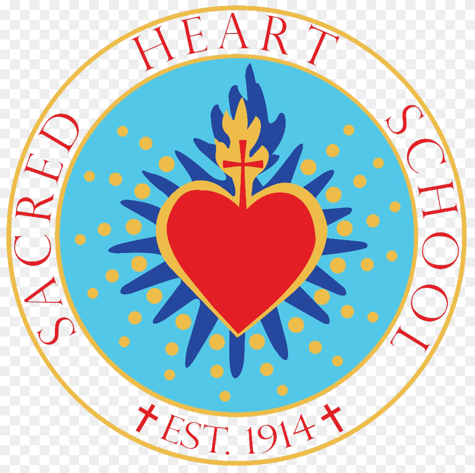 Sacred Heart Catholic School Established, Logo, Emblem, Symbol Free Transparent Png