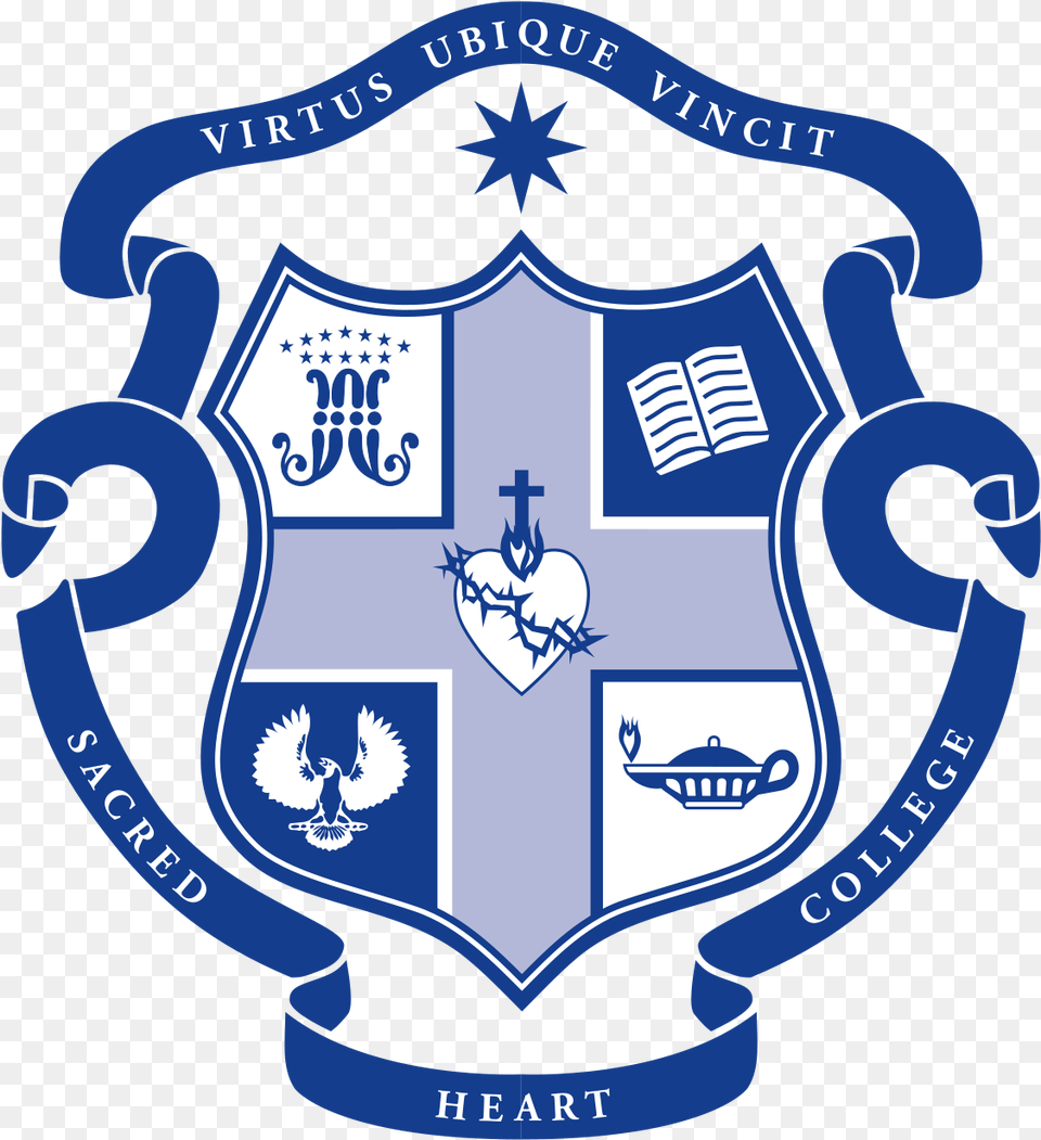 Sacred Heart College Adelaide Logo, Emblem, Symbol, Armor, Dynamite Free Png