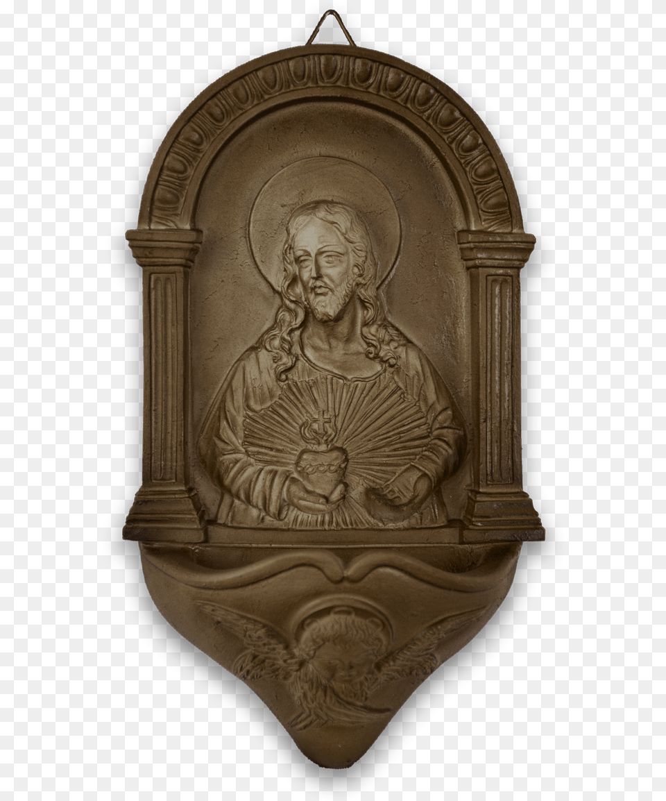 Sacred Heart Of Jesus 7 Artifact, Bronze, Adult, Wedding, Person Free Png