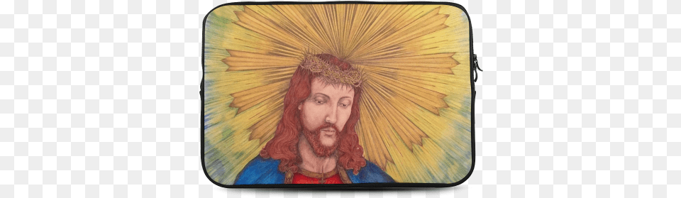 Sacred Heart Of Jesus Christ Drawing Custom Sleeve Art, Head, Portrait, Face, Photography Free Png