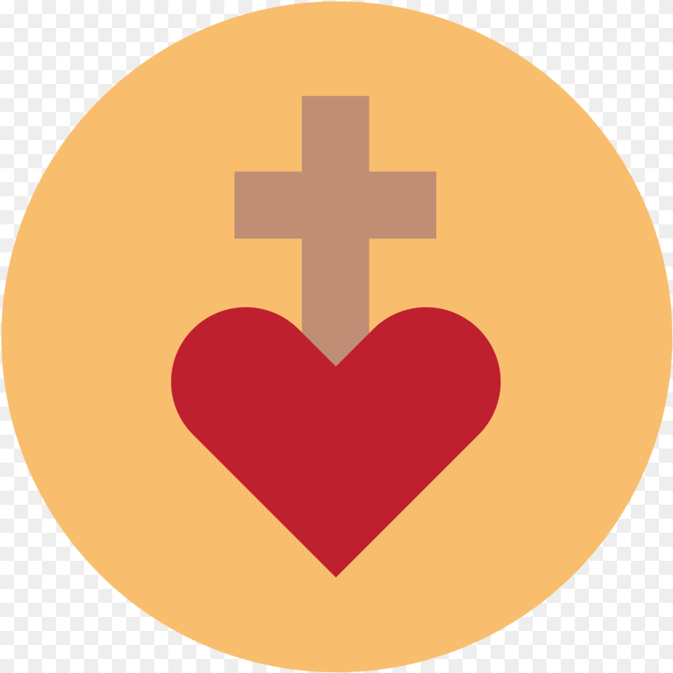 Sacred Heart With Pacific Islands Club Guam, Cross, Symbol, Logo Free Png