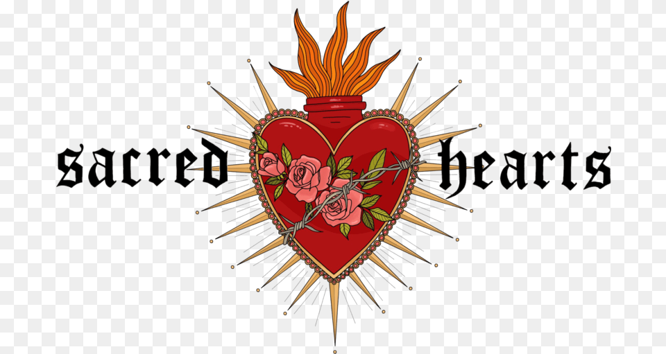 Sacred Hearts Language, Emblem, Symbol Free Png Download
