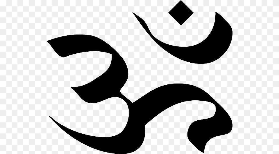 Sacred Indian God Hindu Asian Ohm Hindu Symbol Clip Art, Stencil, Animal, Fish, Sea Life Png