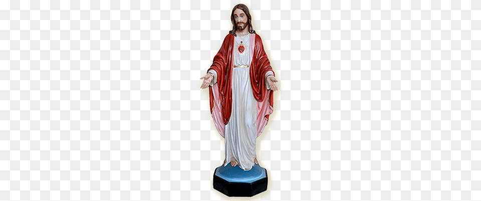 Sacro Cuore Di Ges Cm Estatuas Del Sagrado Corazon De Jesus, Figurine, Fashion, Adult, Female Png Image