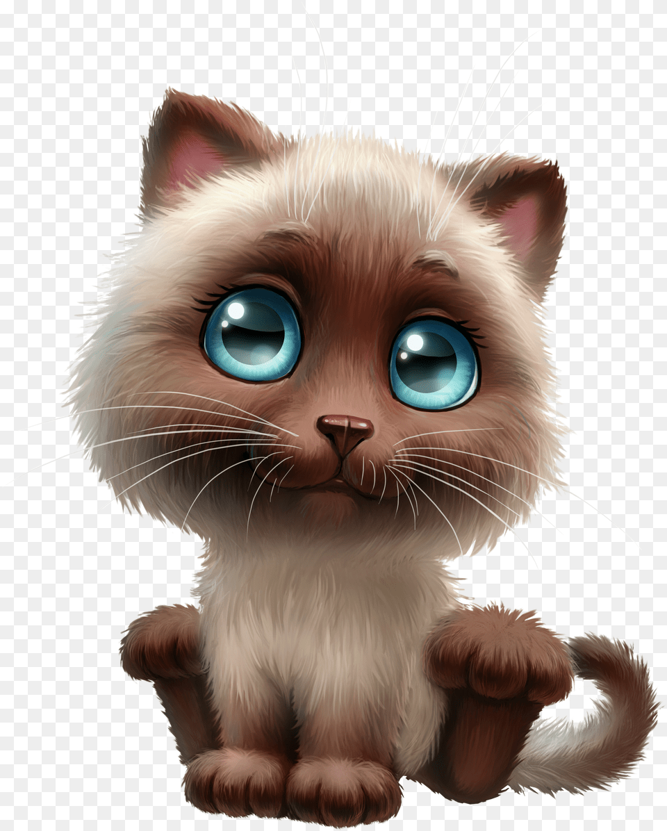 Sad Animals Clipart Cute Siamese Cat Cartoon, Electronics, Hardware, Weapon, Plant Free Transparent Png