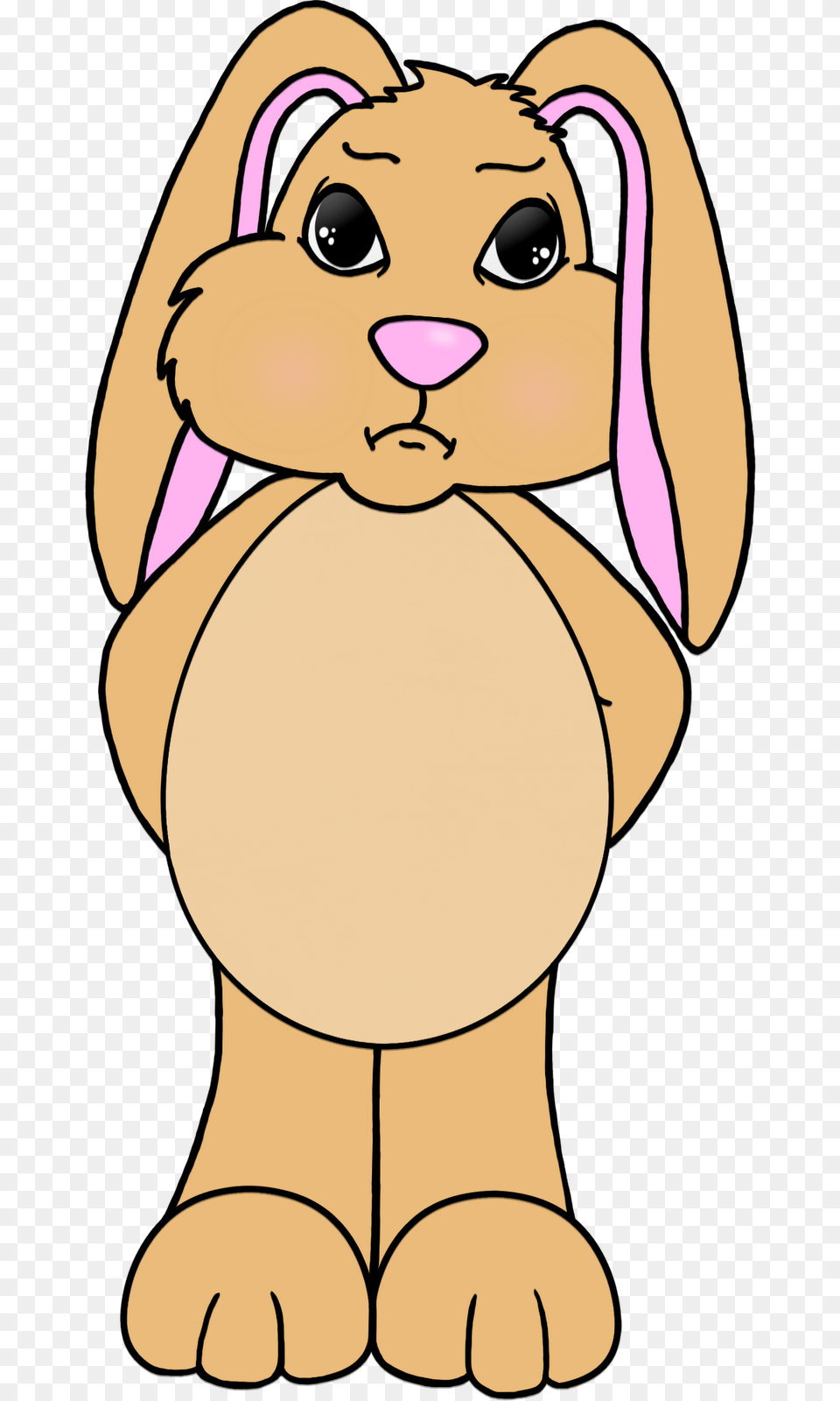 Sad Bunny Clipart Clip Art, Baby, Person, Face, Head Png