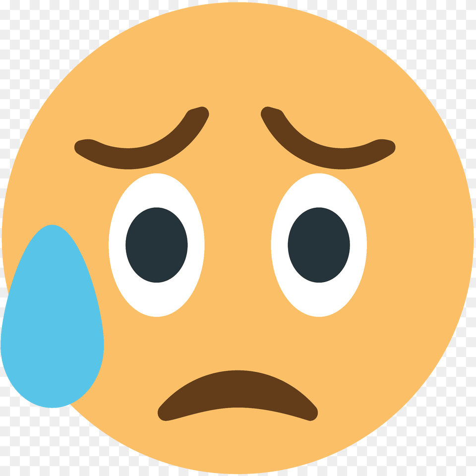 Sad But Relieved Face Emoji Clipart, Plush, Toy, Astronomy, Moon Png Image