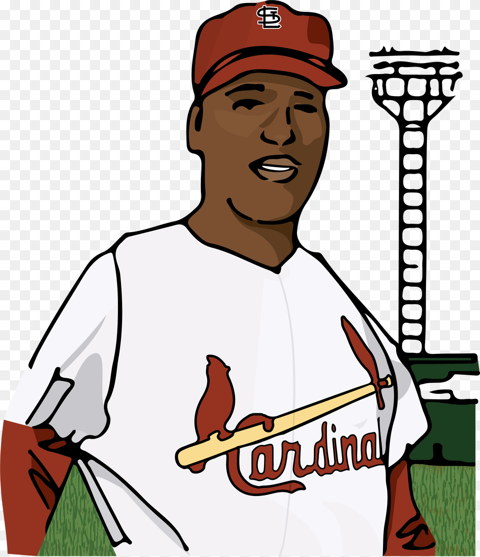 Sad Clipart Baseball Player Cardinals, Team Sport, Team, Sport, Person Png Image