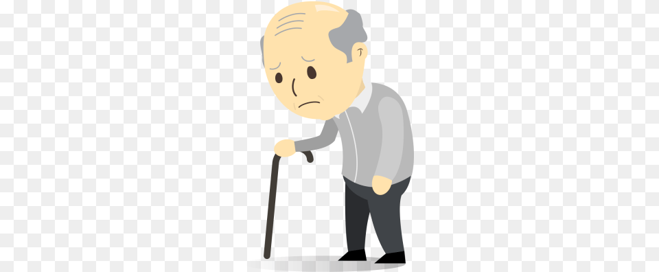 Sad Clipart Elderly, People, Person, Baby, Photography Free Png