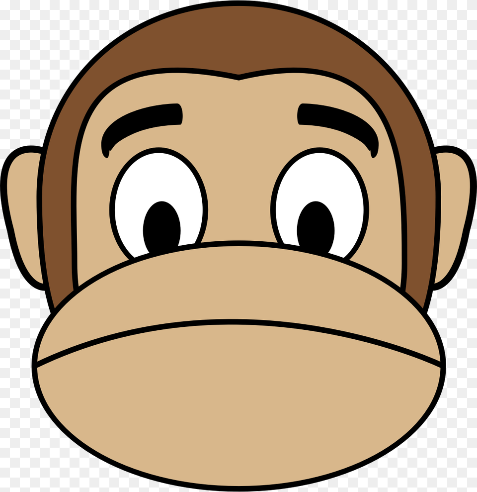 Sad Clipart Monkey Face, Astronomy, Moon, Nature, Night Png