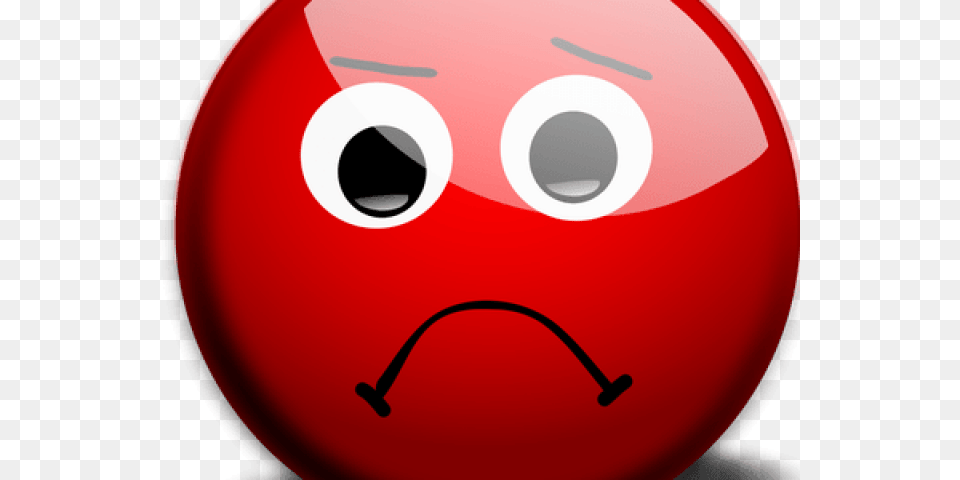 Sad Emoji Clipart Frowny Face Smiley Emoticon, Sphere, Smoke Pipe, Bowling, Leisure Activities Free Png Download