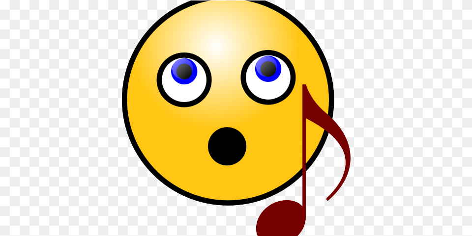 Sad Emoji Clipart Smiling Face Musical Smiley Face Singing Face, Sphere, Person Png