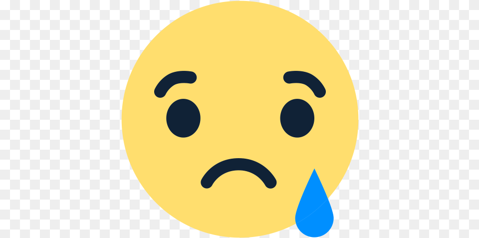 Sad Emoji Icon Of Flat Style Transparent Sad Emoji Facebook, Face, Head, Person, Baby Png Image