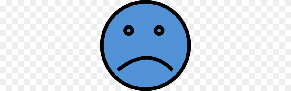 Sad Face Blue Two Clip Art, Disk, Sphere, Ball, Sport Png