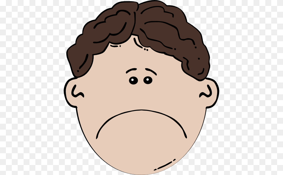 Sad Face Clipart, Baby, Head, Person, Food Png
