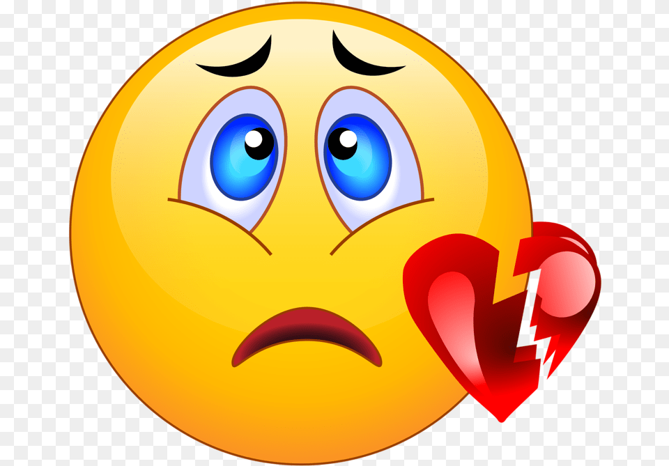Sad Face Emoji Broken Heart Sad Face Emoji, Disk Free Transparent Png