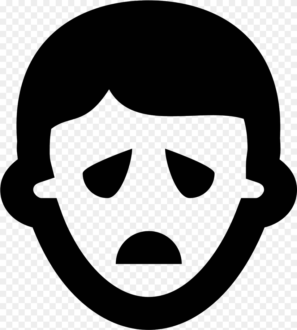 Sad Face Icon Clipart Reddit Black Icon, Gray Free Png Download