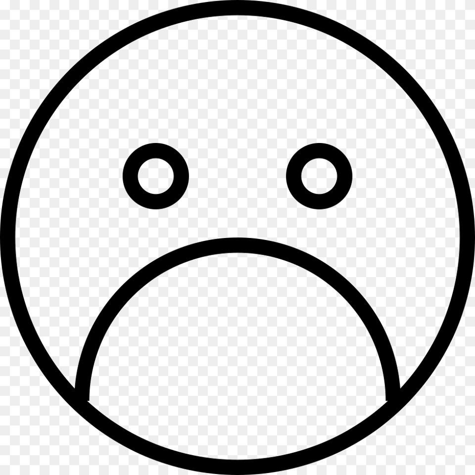 Sad Face Icon Download, Disk Png Image