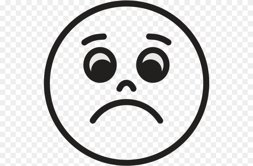 Sad Face Icon Image Searchpng Smiley, Head, Person Free Png Download