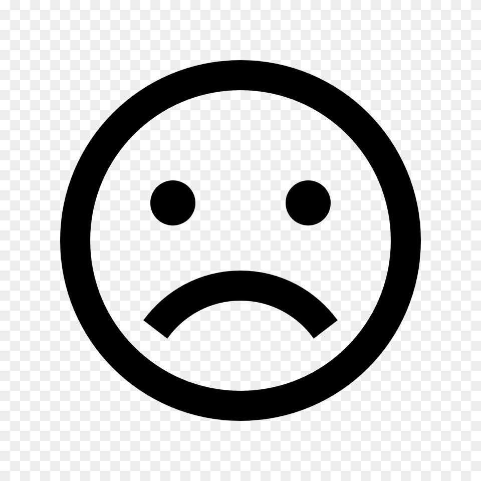 Sad Face Image, Stencil, Symbol Free Transparent Png