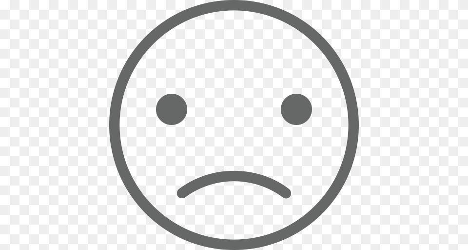 Sad Face Linear Sad Icon With And Vector Format For Png Image