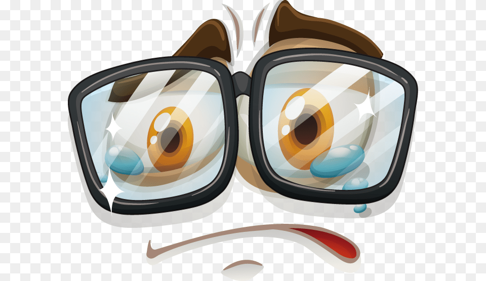 Sad Face With Glasses, Accessories, Goggles, Smoke Pipe Free Transparent Png
