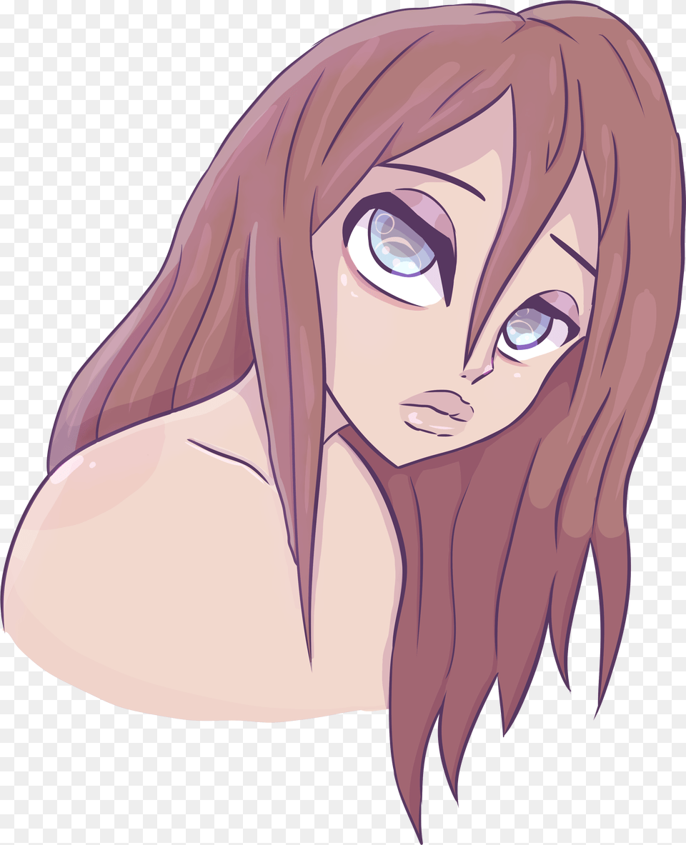 Sad Girl By Iesuroo Cartoon, Book, Comics, Publication, Adult Free Transparent Png