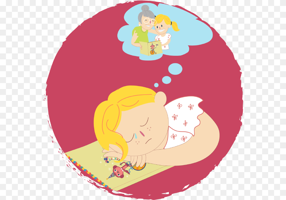 Sad Girl Dreaming About Spending Time With Her Grandma, Baby, Person, Face, Head Free Png Download