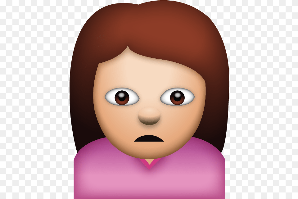 Sad Girl Emoji, Doll, Toy, Baby, Person Png
