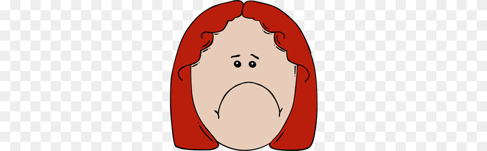 Sad Girl Red Hair Clip Arts For Web, Head, Person, Face, Baby Png