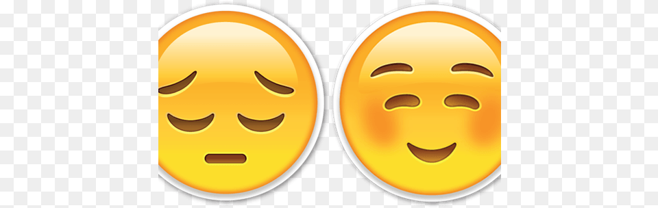 Sad Happy Emoji Emojis With Transparent Background, Nature, Outdoors, Sky, Face Png Image