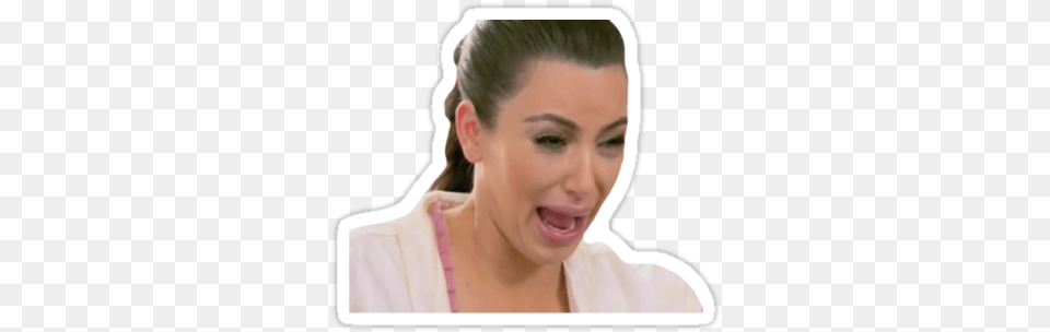 Sad Kim K Pt Kim Kardashyan Plachet, Face, Head, Person, Adult Png