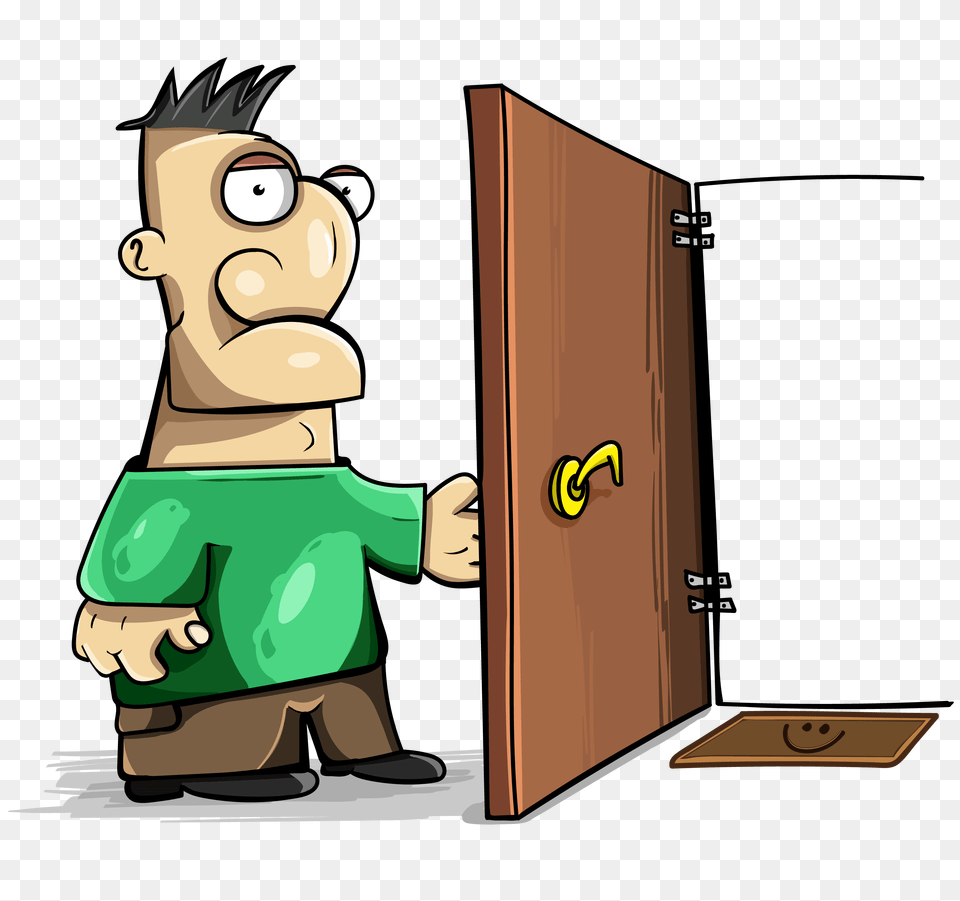 Sad Man Open Door Vectors For Download, Animal, Bear, Mammal, Wildlife Free Transparent Png