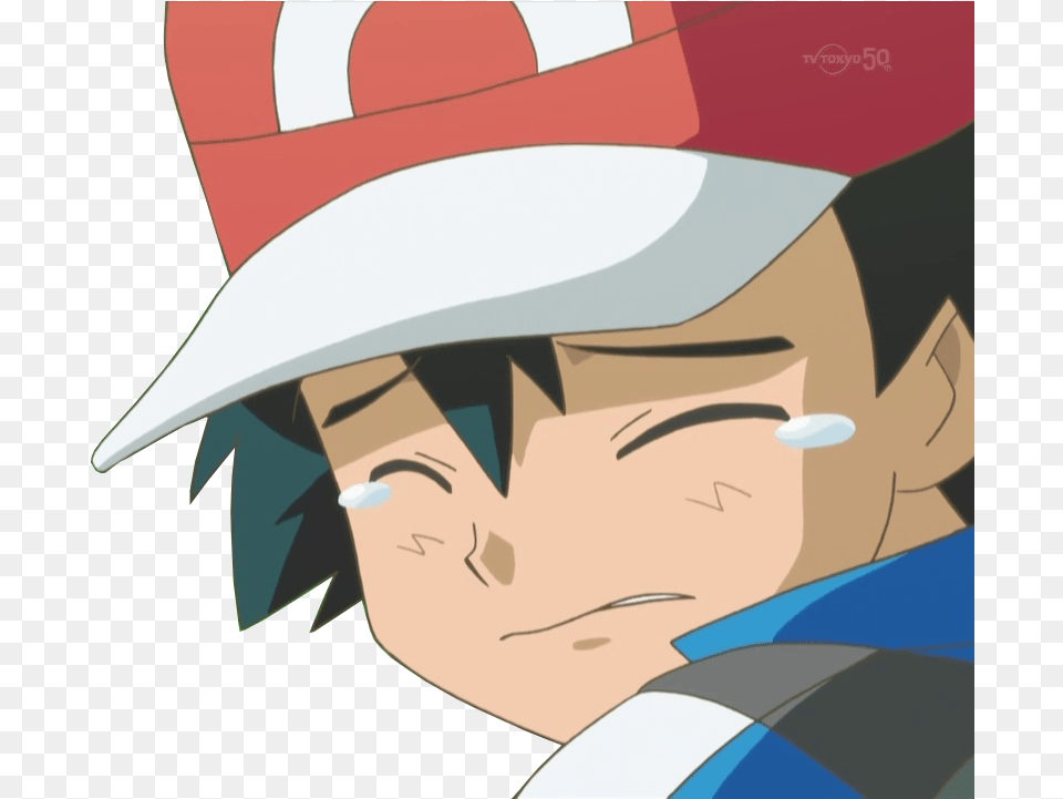 Sad Mirror Ash Ash From Pokemon Sad, Hat, Clothing, Adult, Person Free Transparent Png