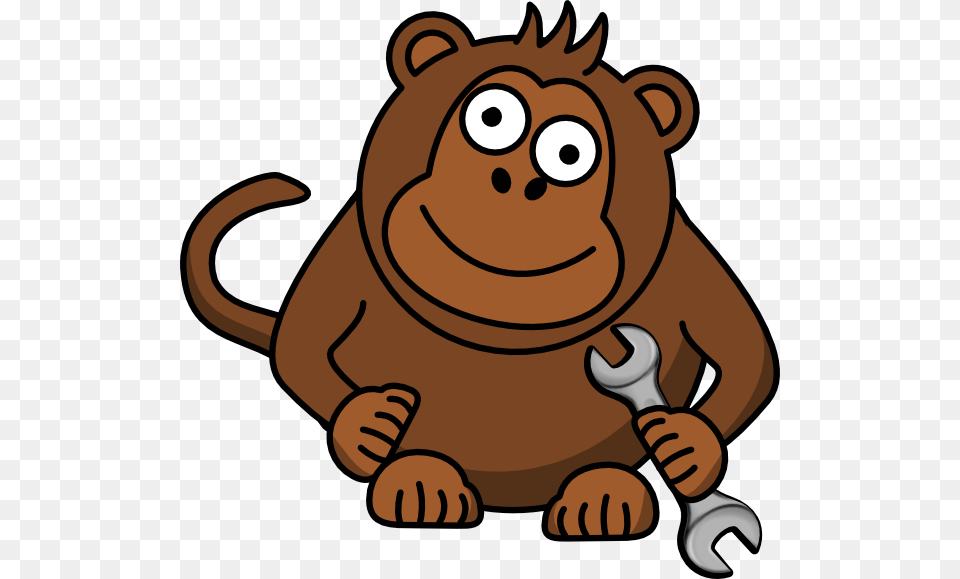 Sad Monkey Cartoon, Animal, Bear, Mammal, Wildlife Png