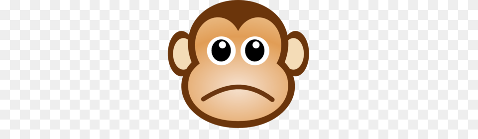 Sad Monkey Clip Art, Animal, Mammal, Wildlife Free Png Download