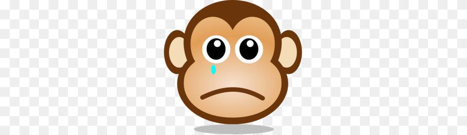 Sad Monkey Face Clip Art, Animal, Mammal, Wildlife Free Png