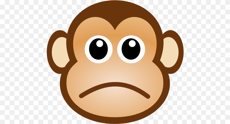 Sad Monkey Svg Clip Arts Sad Monkey Face Cartoon Png Image