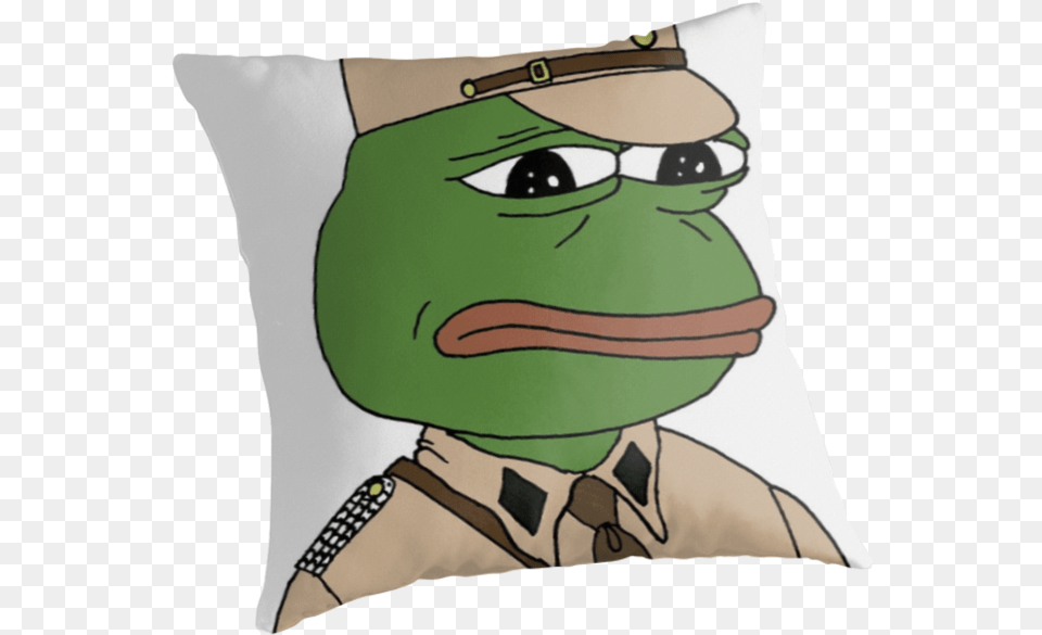 Sad Nazi Pepe, Pillow, Cushion, Home Decor, Baby Free Transparent Png