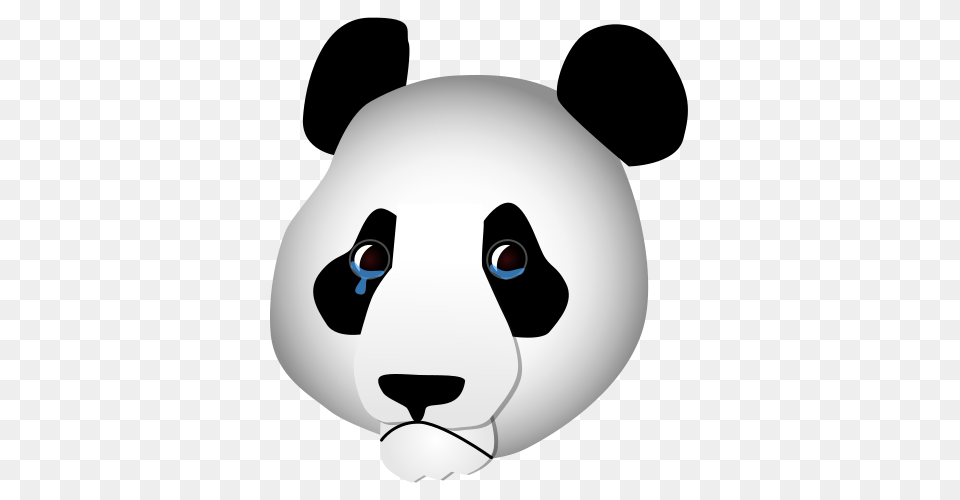 Sad Panda, Clothing, Hardhat, Helmet, Animal Png Image