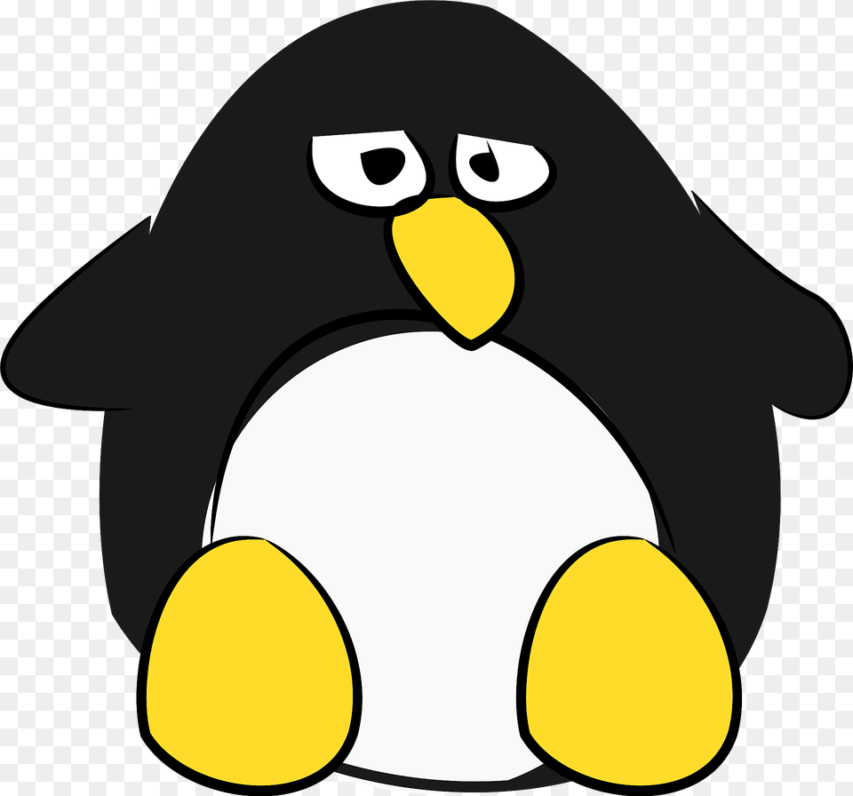 Sad Penguin Clipart, Animal, Bird, Fish, Sea Life Free Transparent Png