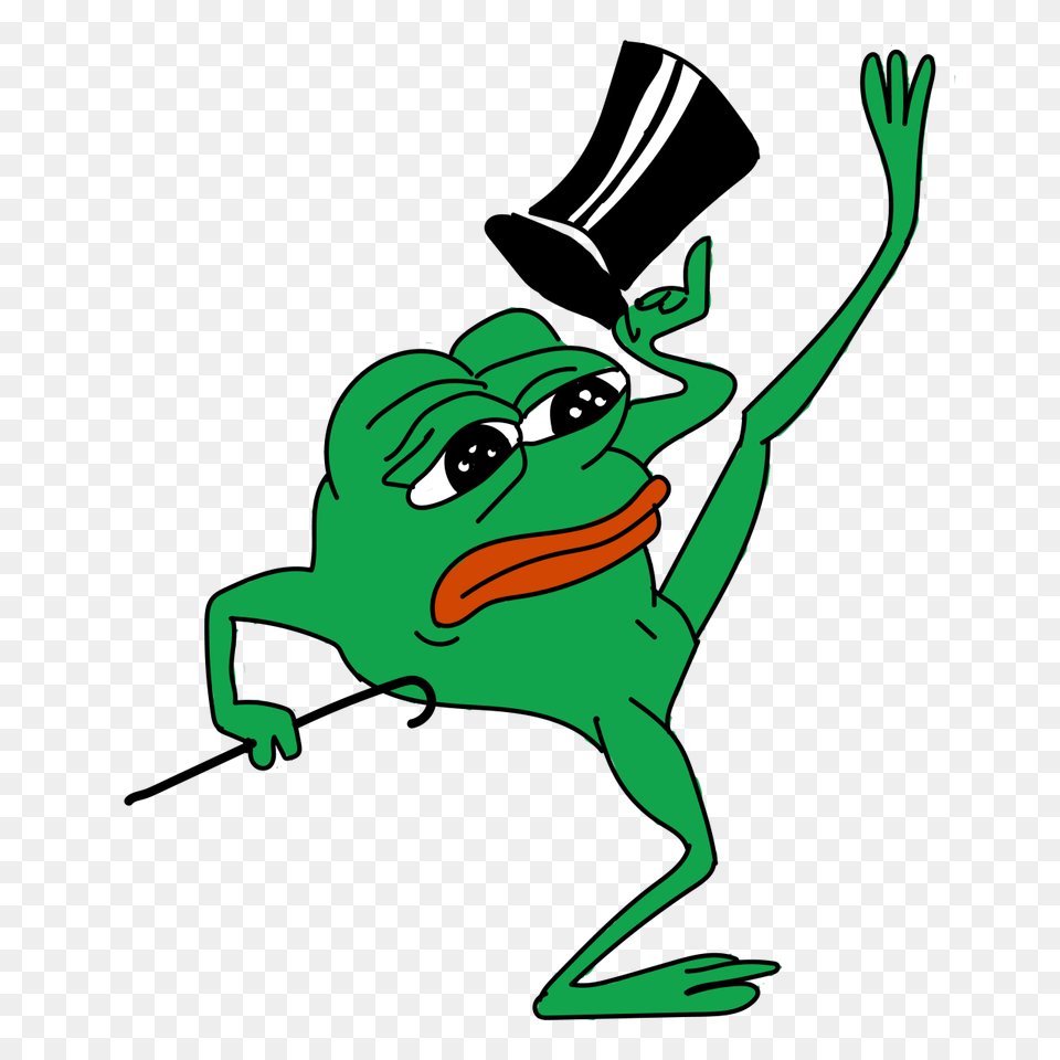 Sad Pepe Dancing, Person, Animal Png Image