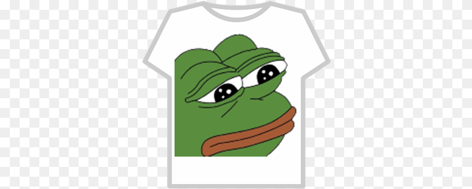 Sad Pepe Frog Meme Roblox Roblox Bacon Lives Matter, Clothing, T-shirt Free Png Download