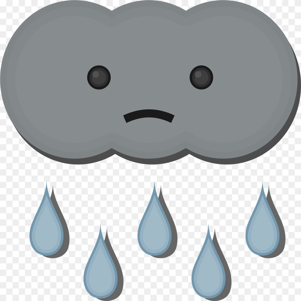Sad Rain Cloud Transparent Sad Cloud Transparent Background, Leisure Activities, Person, Sport, Swimming Free Png Download