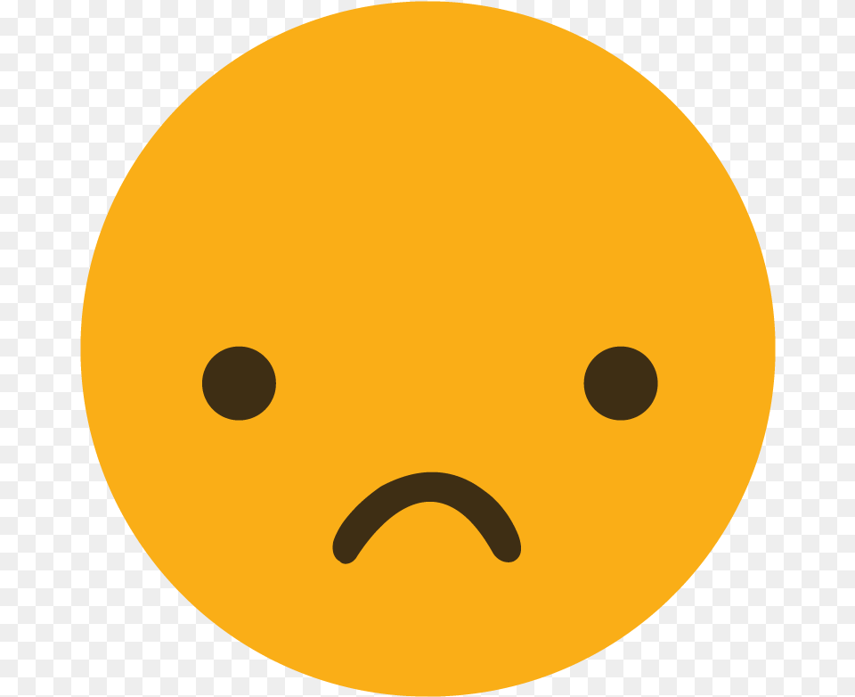 Sad Reaction Emoji Icon Vector Graphic Emoticon Smiley, Astronomy, Moon, Nature, Night Png Image