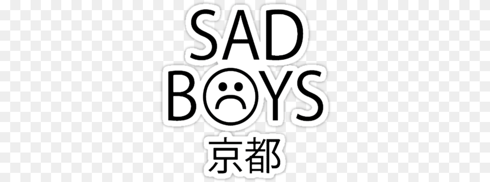 Sad Sadboys Sadness Sadboys Grustnij Malchik Sad Boys, Stencil, Sticker, Logo Free Png Download