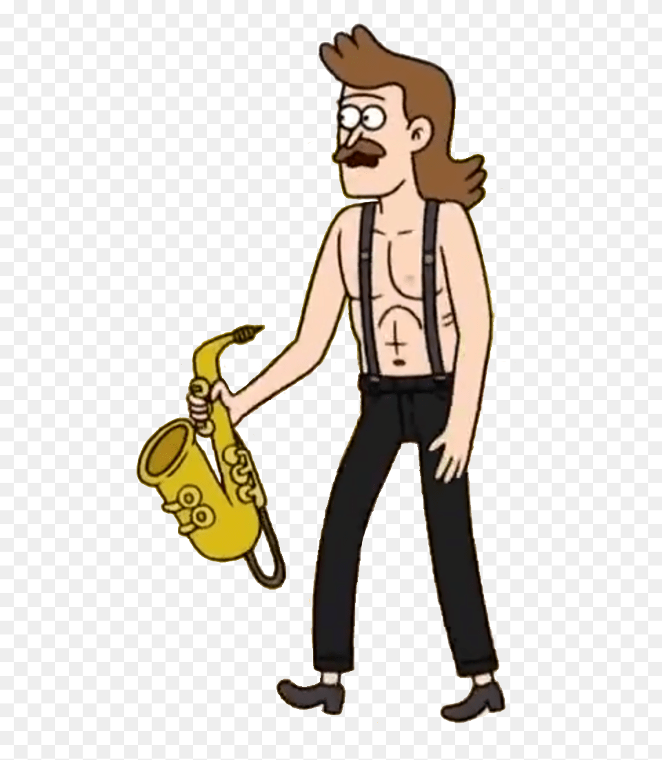 Sad Sax Guy Regular Show Wiki Fandom Powered, Person, Face, Head, Musical Instrument Free Transparent Png