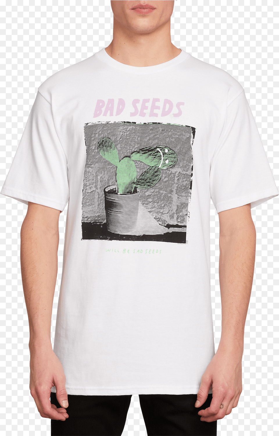 Sad Seeds Ss Tee Volcom Black Seeds, Clothing, T-shirt, Shirt Png Image