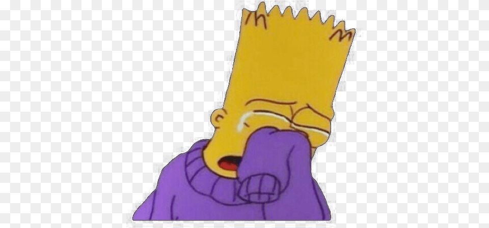 Sad Simpsons And Bart Bart Simpson Sad, Clothing, Glove, Baby, Person Png Image